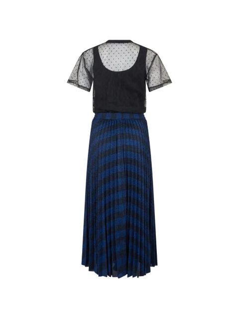 Valentino Garavani pleated dress - Black - zdjęcie produktu nr 2