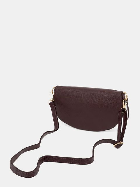 Answear.LAB nerka skórzana kolor bordowy - zdjęcie produktu nr 2