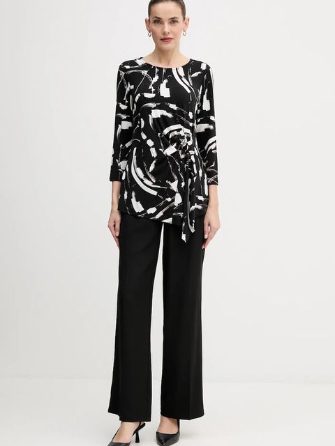 Joseph Ribkoff bluzka damska kolor czarny wzorzysta 254165 - zdjęcie produktu nr 2