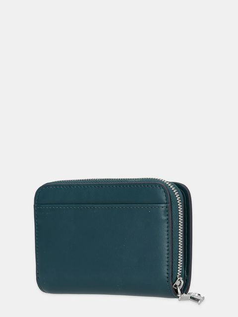 Calvin Klein portfel skórzany damski kolor turkusowy LV04F1075G - zdjęcie produktu nr 2