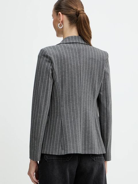 Marella marynarka Emme by Marella kolor szary jednorzędowa wzorzysta 2525916072200