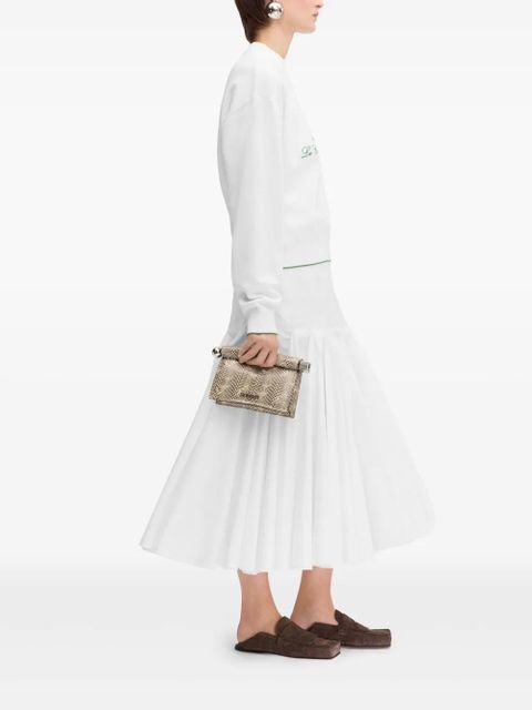 Jacquemus logo-embroidered sweatshirt - White