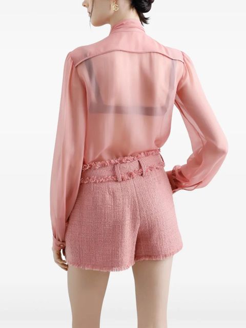 Dolce & Gabbana DNA tweed shorts - Pink