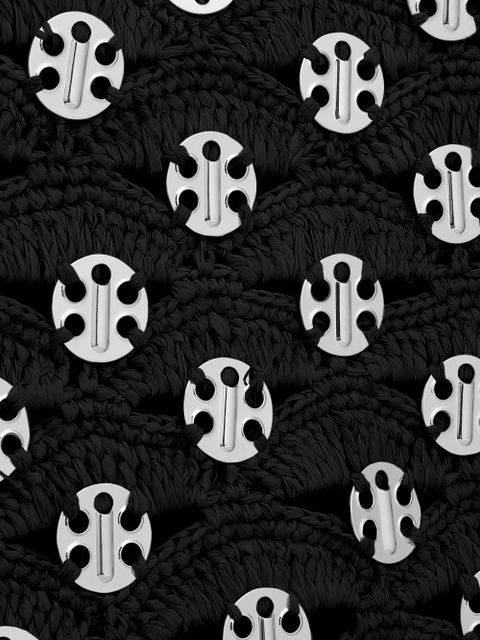 Rabanne woven tote bag - Black