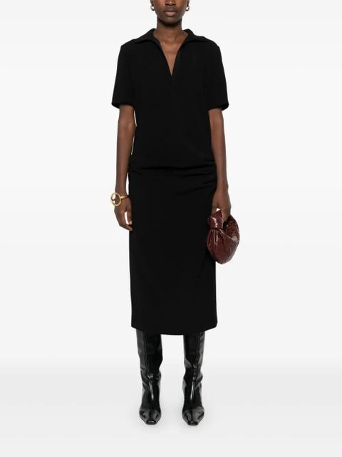 FENDI cady midi dress - Black