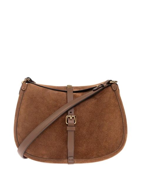 ETRO suede saddle crossbody bag - Brown - zdjęcie produktu nr 1
