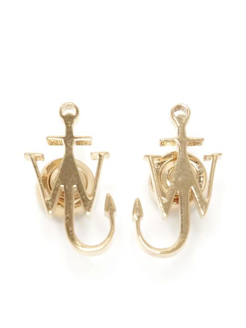 JW Anderson Anchor polished-finish earrings - Gold - zdjęcie produktu nr 1