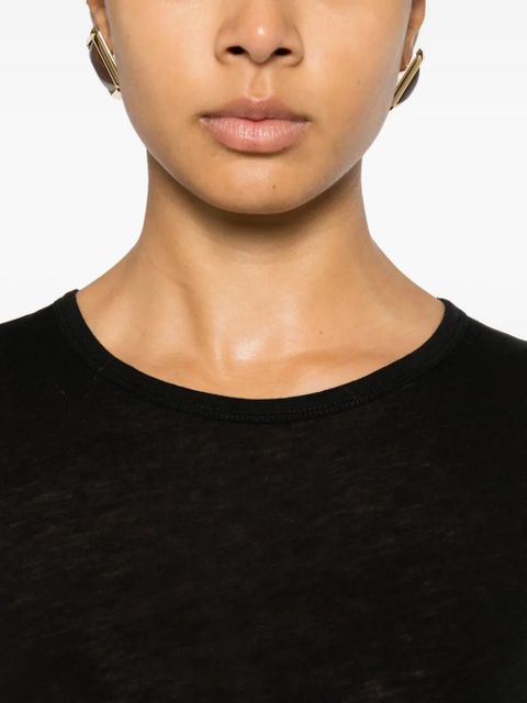 ANINE BING Sylvie crew neck T-shirt - Black