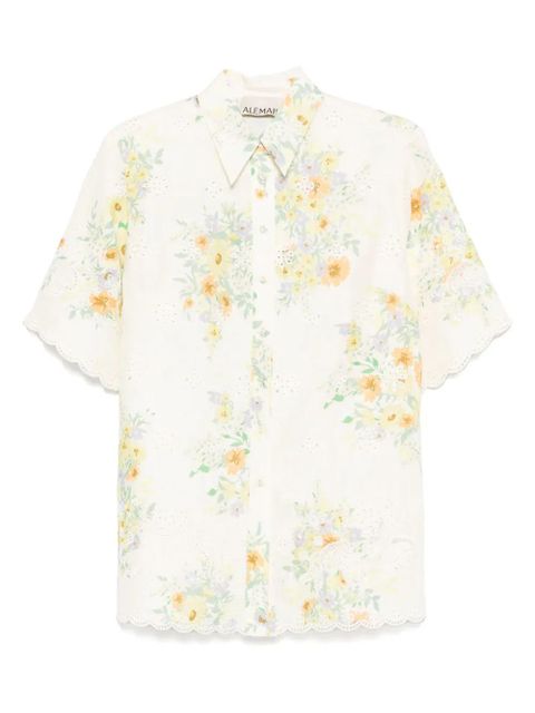 ALEMAIS floral-print shirt - Neutrals - zdjęcie produktu nr 1
