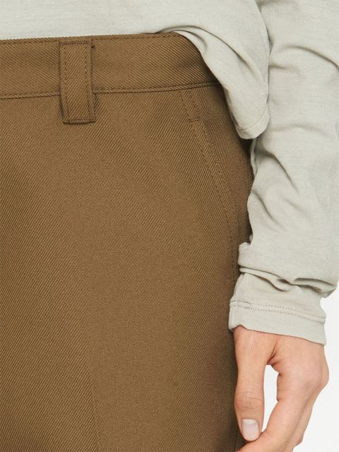 Miu Miu mid-rise straight-leg trousers - Green