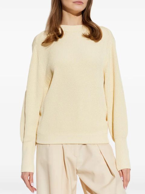Victoria Beckham ribbed relaxed-fit jumper - Neutrals
