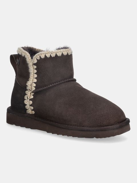 Answear.LAB śniegowce zamszowe kolor brązowy - zdjęcie produktu nr 1