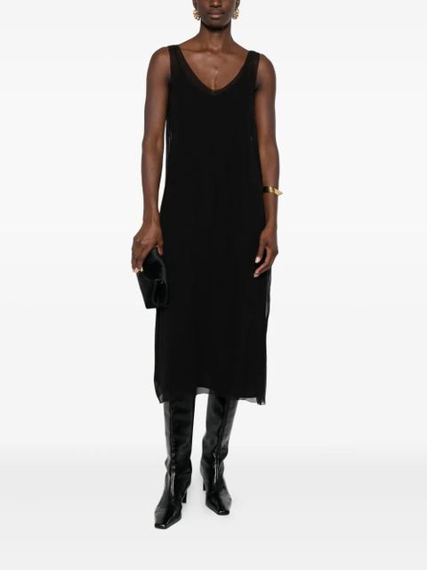 TOTEME slip mini dress - Black