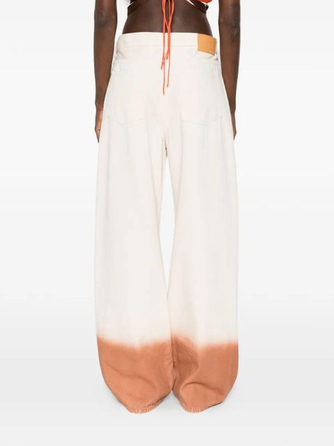 Alanui dip-dye trousers - Neutrals