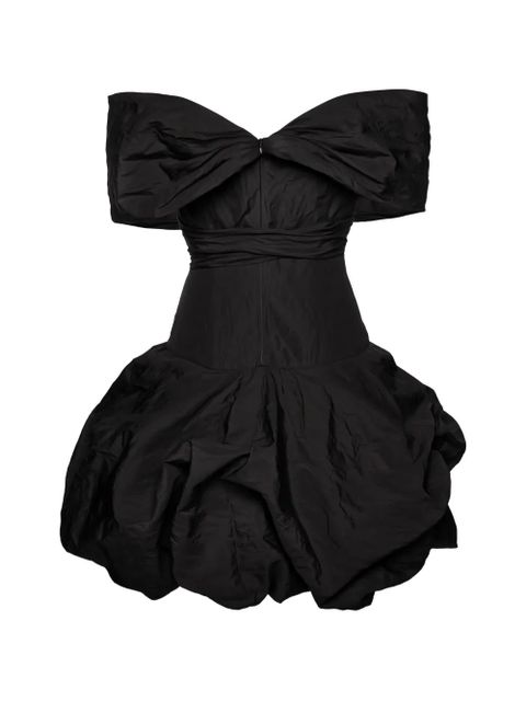 Magda Butrym draped shawl-collar midi dress - Black - zdjęcie produktu nr 2
