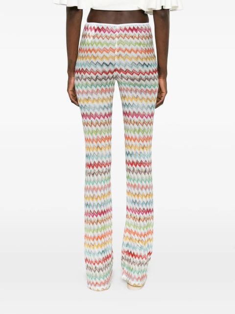 Missoni zigzag trousers - White