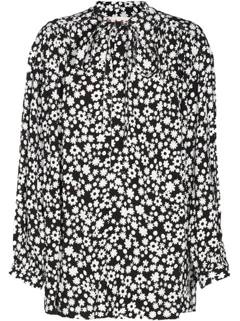Marni floral-print blouse - Black - zdjęcie produktu nr 1