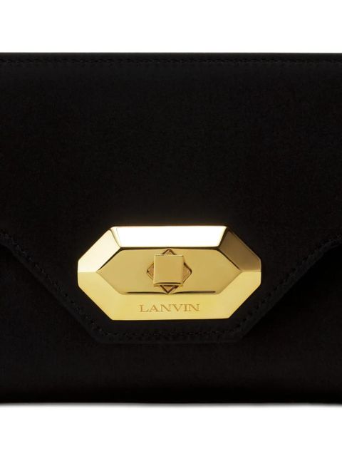 Lanvin chain detail clutch bag - Black