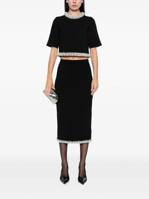 Simkhai Ozelle embellished top - Black