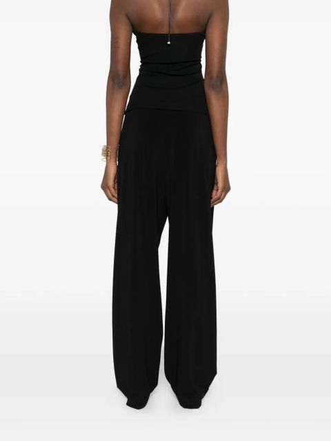 Nanushka barrel leg elasticated trousers - Black