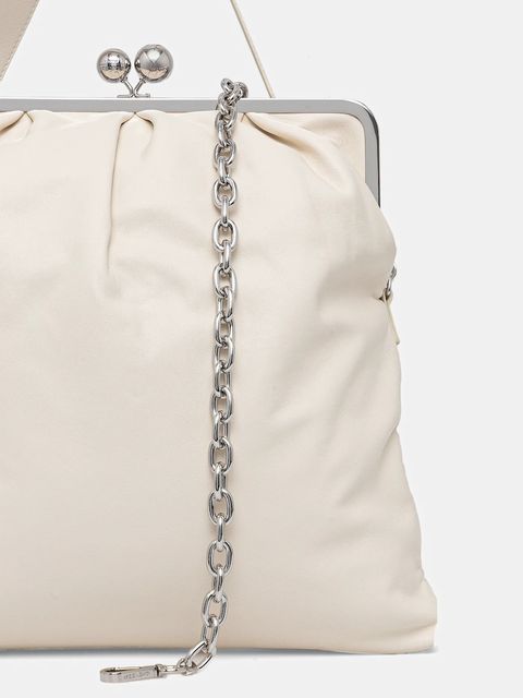 Weekend Max Mara torebka skórzana ASLALOM kolor beżowy 2615511184600 - zdjęcie produktu nr 2