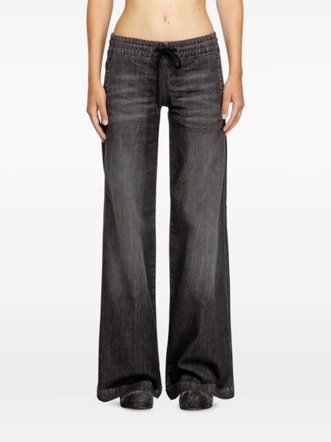 Diesel 2078 D-Ainty drawstring jeans - Grey