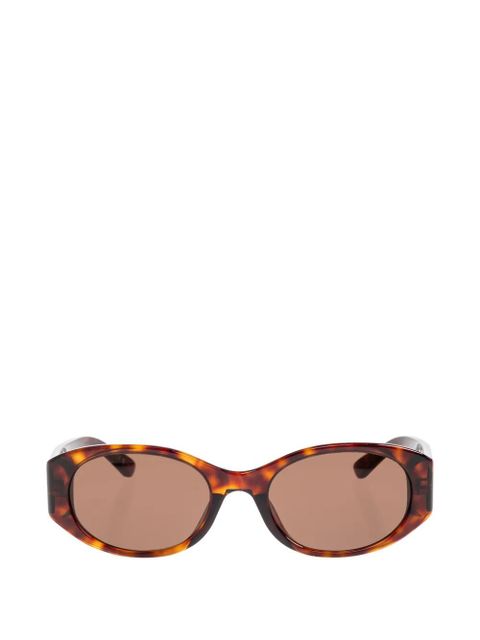 Balenciaga Eyewear oval-frame tortoiseshell sunglasses - Brown - zdjęcie produktu nr 1