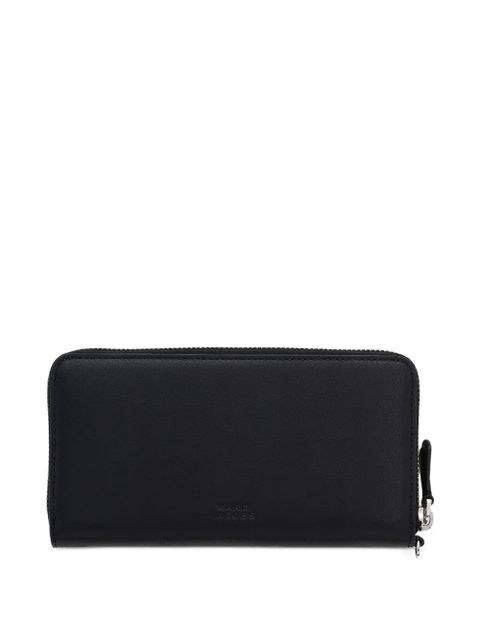 Marc Jacobs The Continental logo-plaque leather wallet - Black