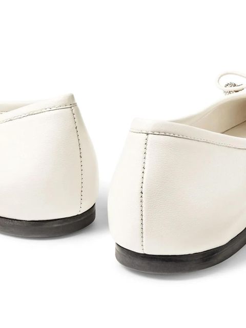 Jimmy Choo Elme ballerina shoes - White
