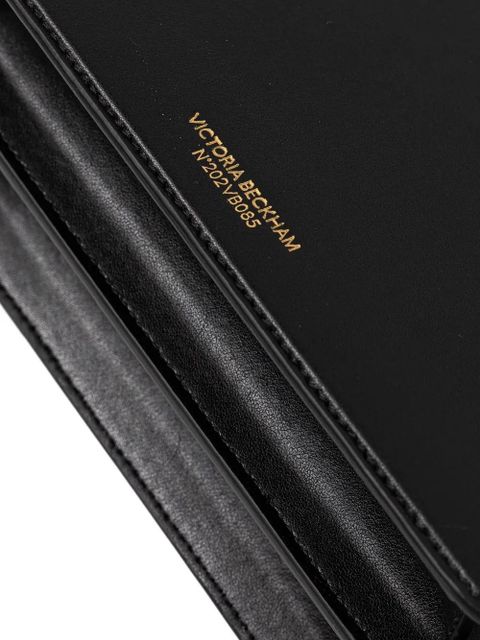 Victoria Beckham flap-closure leather cross-body bag - Black