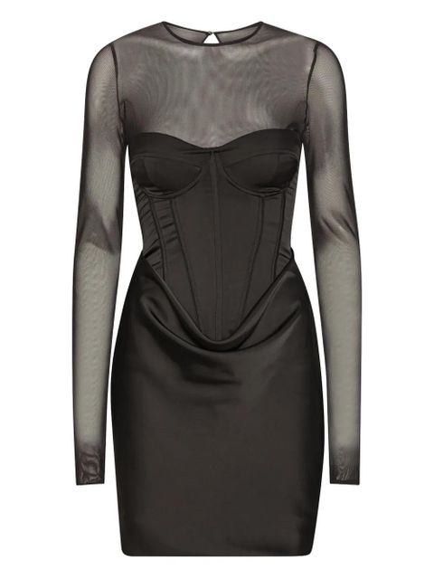 ROTATE BIRGER CHRISTENSEN corset mini dress - Black - zdjęcie produktu nr 1