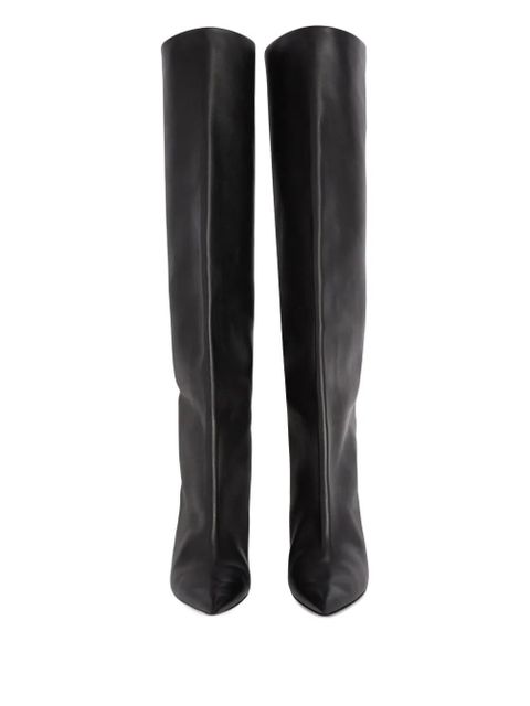 Jil Sander leather knee-high boots - Black