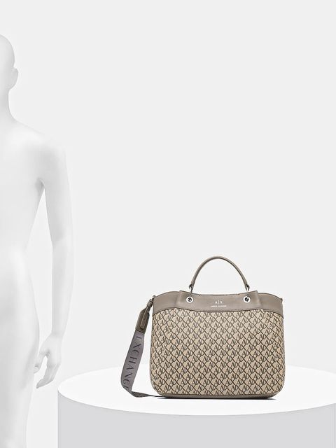 Armani Exchange torebka kolor beżowy XW000954 AF17145