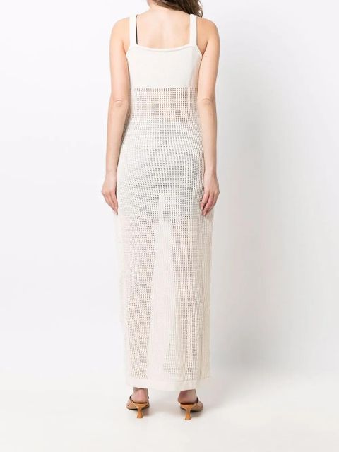 Nanushka long sleeveless knit vest - Neutrals