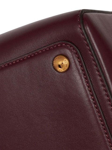 ETRO large Vela leather shoulder bag - Red