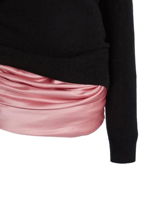 Christopher Esber Monument cummerbund silk mini dress - Black - zdjęcie produktu nr 2