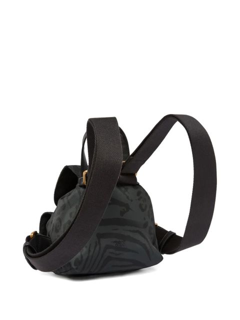 PINKO animal-print buckle backpack - Green - zdjęcie produktu nr 2