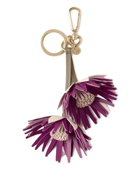 Mulberry floral-motif keyring - Purple - zdjęcie produktu nr 1
