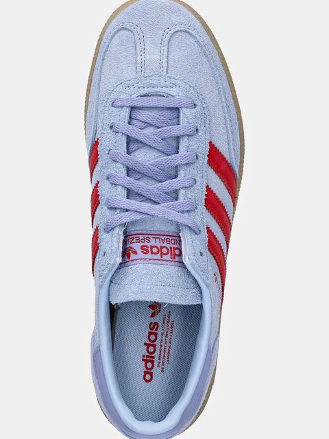 adidas Originals sneakersy zamszowe Handball Spezial damskie kolor niebieski JR3639