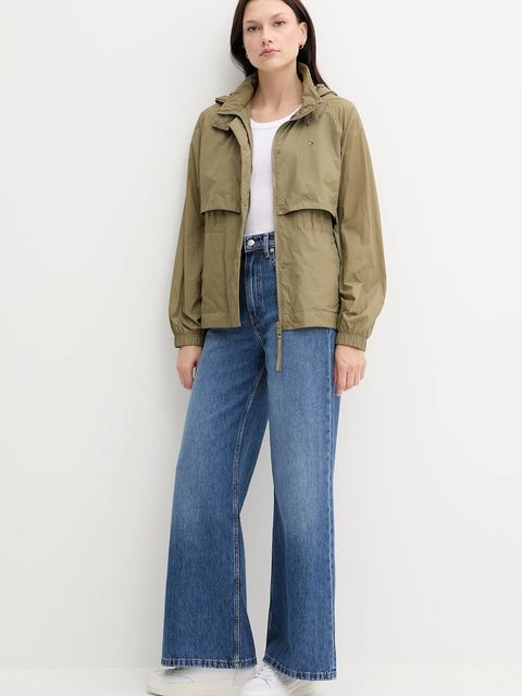 Tommy Hilfiger kurtka kolor zielony przejściowa WW0WW46444 - zdjęcie produktu nr 2