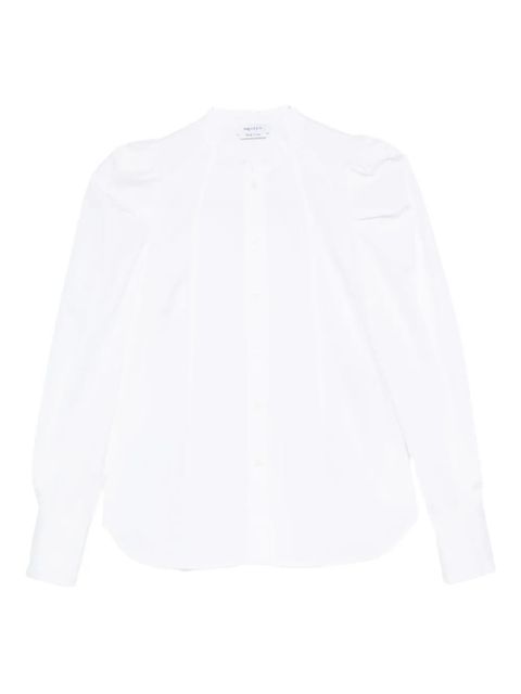 Alexander McQueen puff-sleeve button-front shirt - White - zdjęcie produktu nr 1