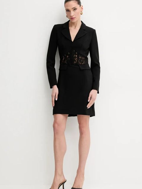 Morgan sukienka RCORSE kolor czarny mini prosta RCORSE