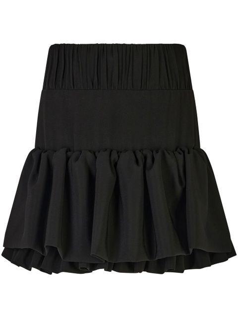 Rabanne layered ruffled mini skirt - Black - zdjęcie produktu nr 1