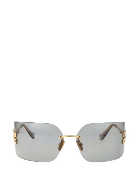 Miu Miu logo sunglasses - Gold - zdjęcie produktu nr 1