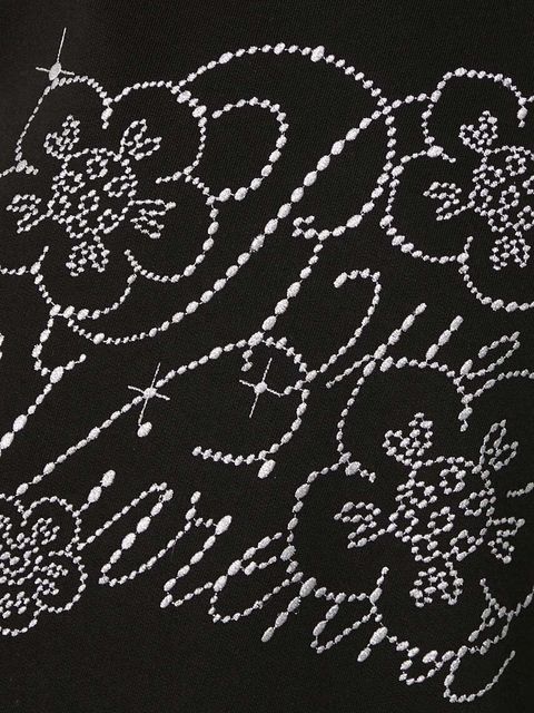 Kenzo bluza bawełniana Constellation Emb Classic damska kolor czarny z aplikacją FE62SW1654MF.99J