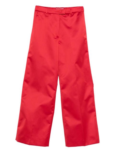 The Frankie Shop Brickell satin trousers - Red - zdjęcie produktu nr 1