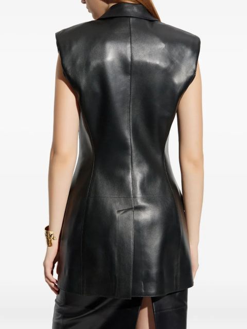 Givenchy double-breasted sleeveless jacket - Black