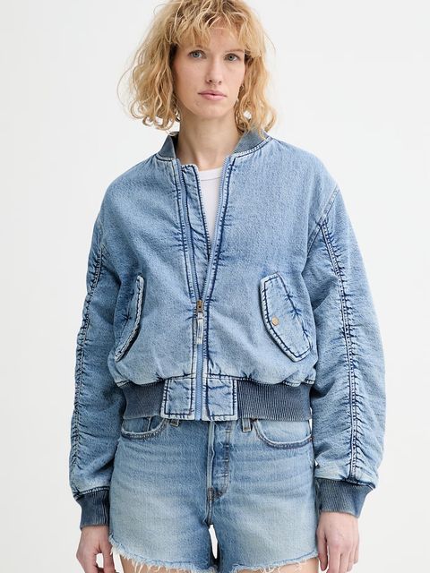 Levi's kurtka bomber jeansowa SCOUT WESTERN