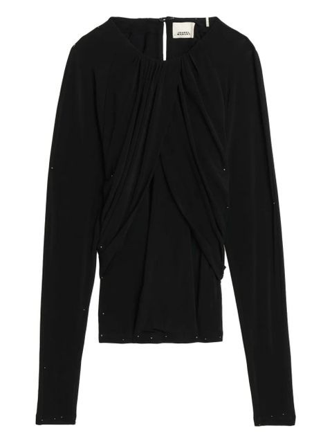ISABEL MARANT Gaetane blouse - Black - zdjęcie produktu nr 1