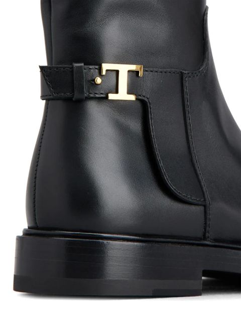 Tod's T Timeless leather ankle boots - Black